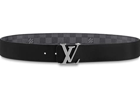 black Lv Belt silver buckle